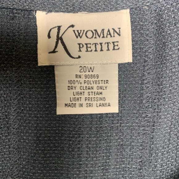 Dress/Shirt Set Plus Size 20W - Picture 3 of 8